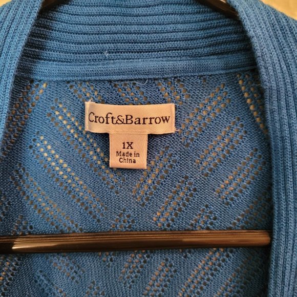 Turquoise Open Cardigan - Picture 2 of 5